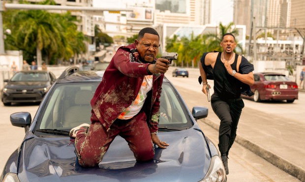 Will Smith and Martin Lawrence in "Bad Boys: Ride or Die." (Frank Masi/Columbia Pictures)