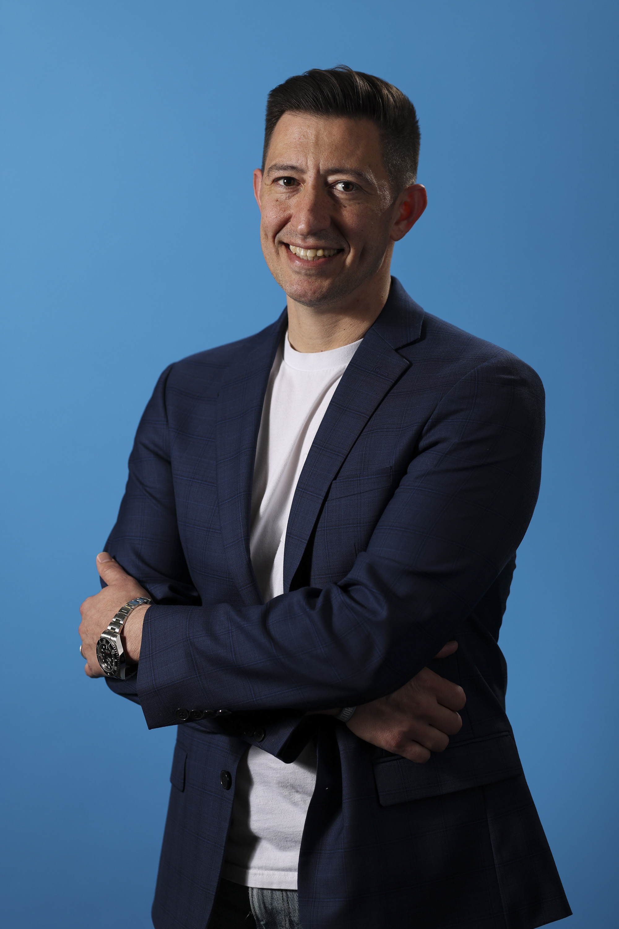 Chicago Sky General Manager Jeff Pagliocca on May 8, 2024, during media day at Wintrust Arena. (Eileen T. Meslar/Chicago Tribune)