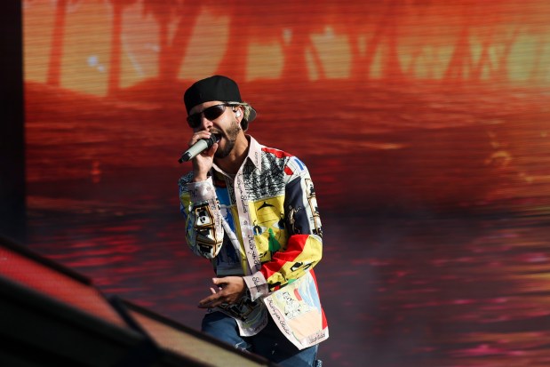 Mora performs during the Sueños Festival at Grant Park on May 26, 2024. (Eileen T. Meslar/Chicago Tribune)