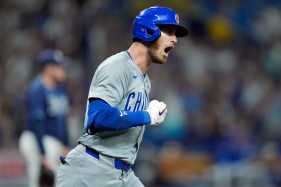 The Chicago Cubs' batting order featured a noticeably different look at the top Wednesday night.