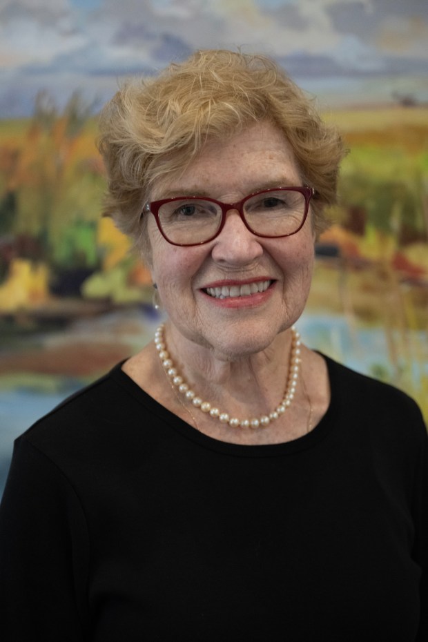 Smith Village resident Alice Keane co-facilitates an Alzheimer's Association caregiver support group that meets regularly at Smith Village in Chicago's Morgan Park neighborhood.(Marc Monaghan)