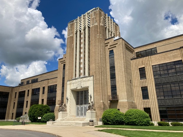 Bloom High School in Chicago Heights May 10, 2024. The first high school in Illinois to be placed on the National Register of Historic Places will be a stop on the upcoming Day on the Dixie tour. (Paul Eisenberg/Daily Southtown)